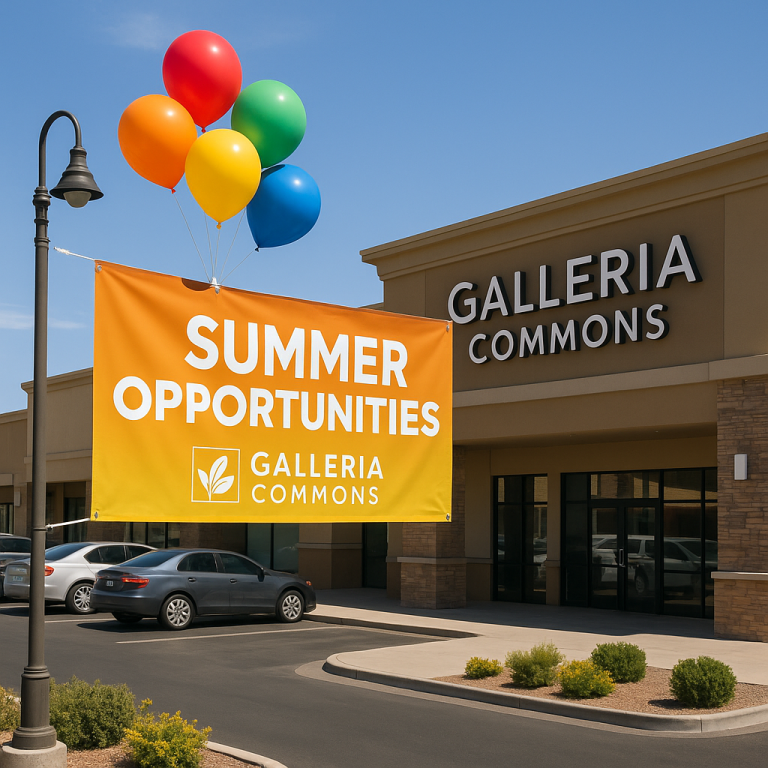 Summer Lease opportunities at Galleria Commons